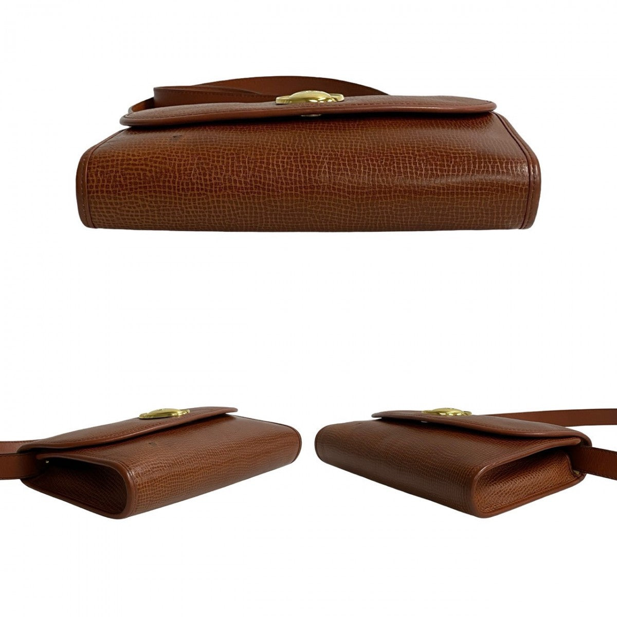 Dior Shoulder Bag leather Brown