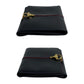 GUCCI Bifold Wallet leather Navy Horsebit Metal Women Used Authentic