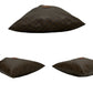 CELINE Pouch PVC, Leather Brown Macadam Blazon Pattern Triomphe logo Women Used Authentic