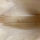 GUCCI Shoulder Bag Leather, PVC white GG logo Pattern Women Used Authentic