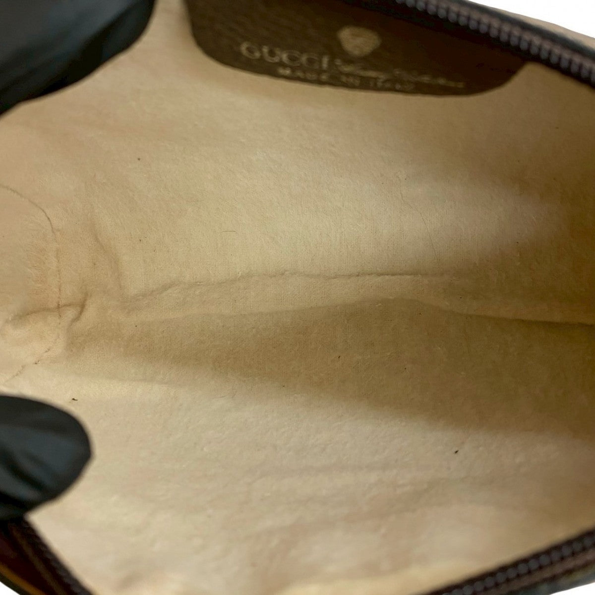 GUCCI Shoulder Bag leather Brown Sherry line