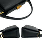 GUCCI Handbag leather black Bamboo