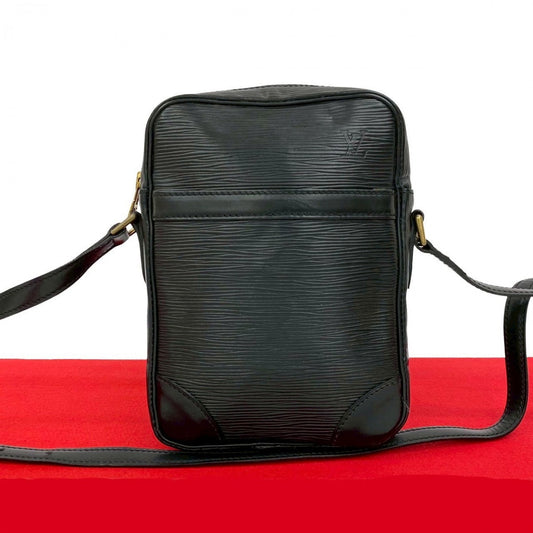 LOUIS VUITTON Shoulder Bag M45632 Epi Leather black Epi Danube
