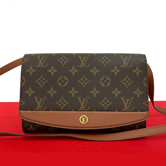 LOUIS VUITTON Shoulder Bag M51798 leather Brown Monogram Bordeaux