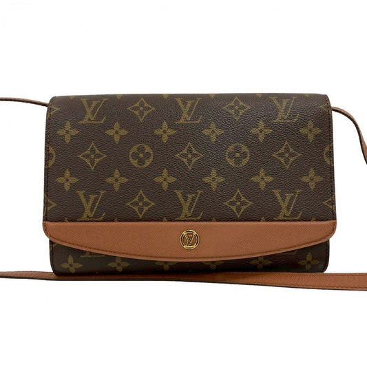 LOUIS VUITTON Shoulder Bag M51798 leather Brown Monogram Bordeaux