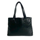 PRADA Tote Bag leather black