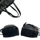 PRADA Tote Bag leather black