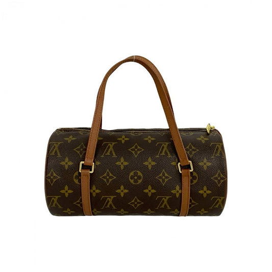 LOUIS VUITTON Handbag M51366 leather Brown Old and old Monogram Papillon26 Women Used Authentic
