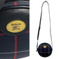 BURBERRY Shoulder Bag Leather, Canvas Navy Shadow Horse logo Metal Nova Check Women Used Authentic