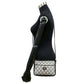 GUCCI Shoulder Bag Leather, PVC Navy Gucci Plus logoMetal Women Used Authentic