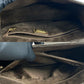 GUCCI Shoulder Bag leather black saddle