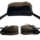 GUCCI Shoulder Bag leather black saddle