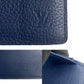 LOUIS VUITTON Long Wallet Purse M67741 Taurillon Clemence Leather Navy Portefeuille Braza mens Used Authentic