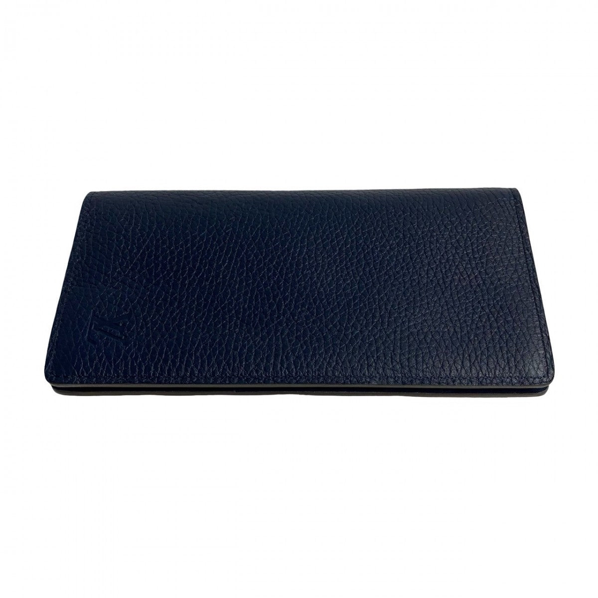 LOUIS VUITTON Long Wallet Purse M67741 Taurillon Clemence Leather Navy Portefeuille Braza mens Used Authentic