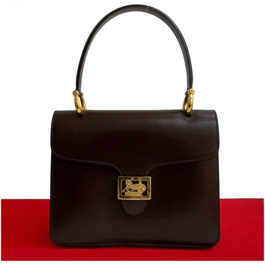 CELINE Handbag leather Brown