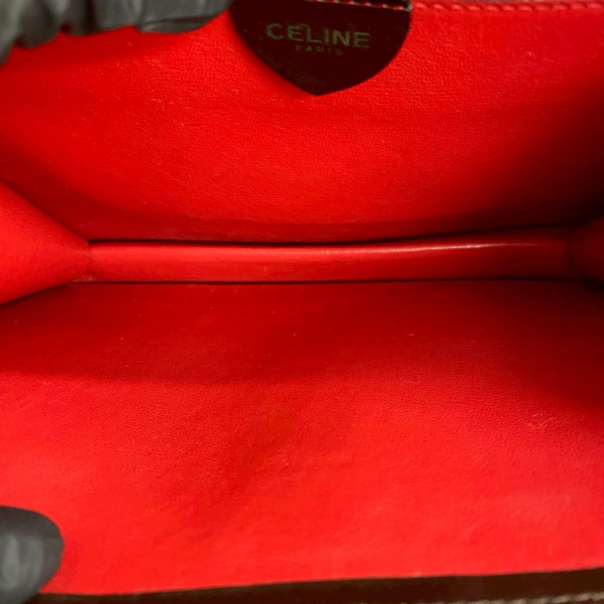 CELINE Handbag leather Brown