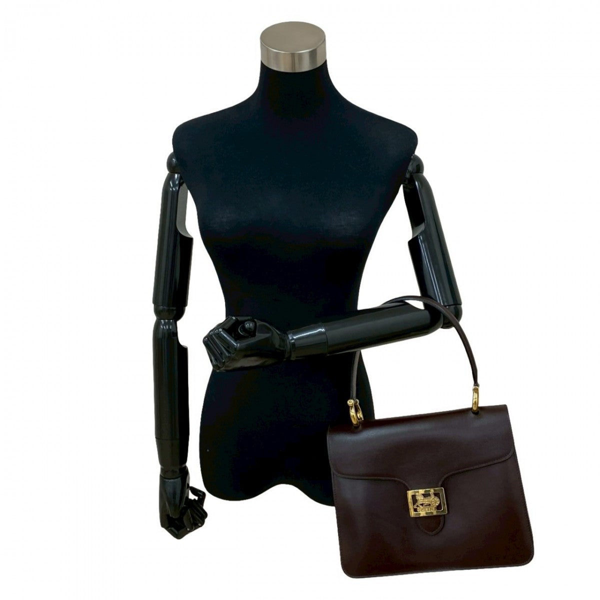 CELINE Handbag leather Brown