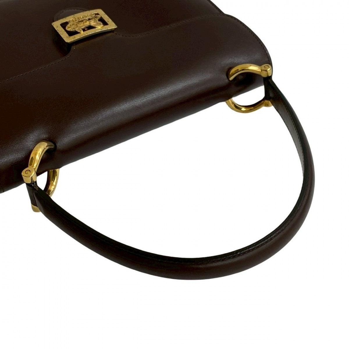 CELINE Handbag leather Brown