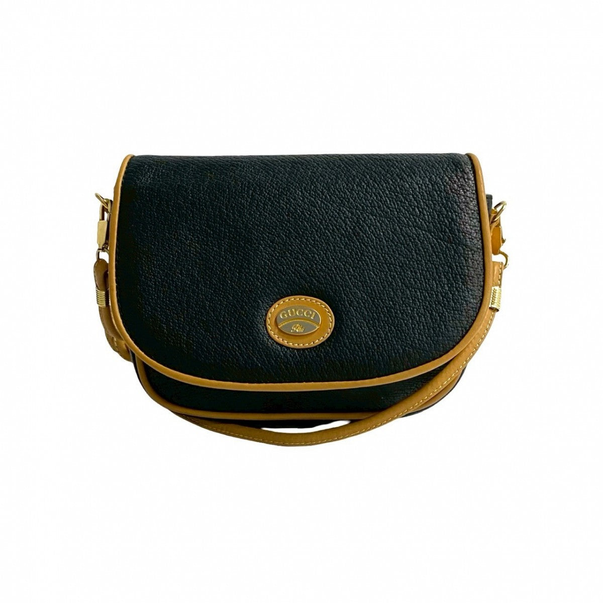 GUCCI Shoulder Bag leather black