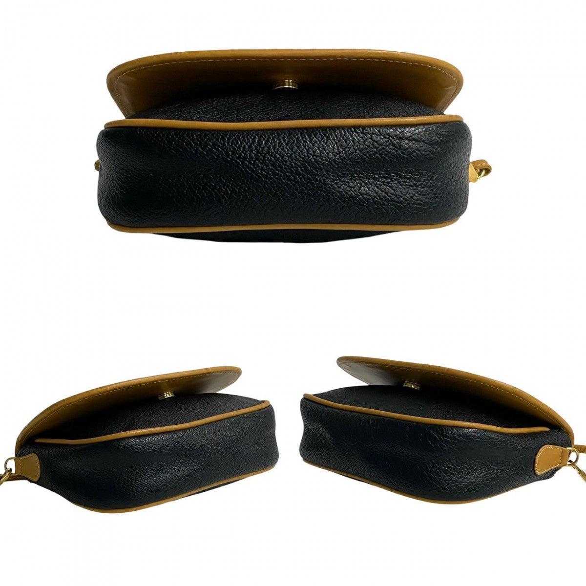 GUCCI Shoulder Bag leather black