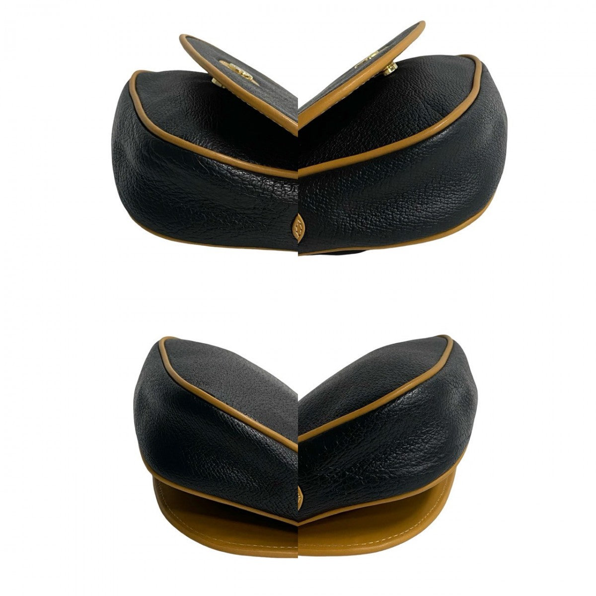 GUCCI Shoulder Bag leather black