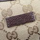 GUCCI Shoulder Bag 181092 GG canvas, leather beige Women Used Authentic
