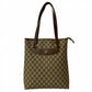 GUCCI Tote Bag leather Brown