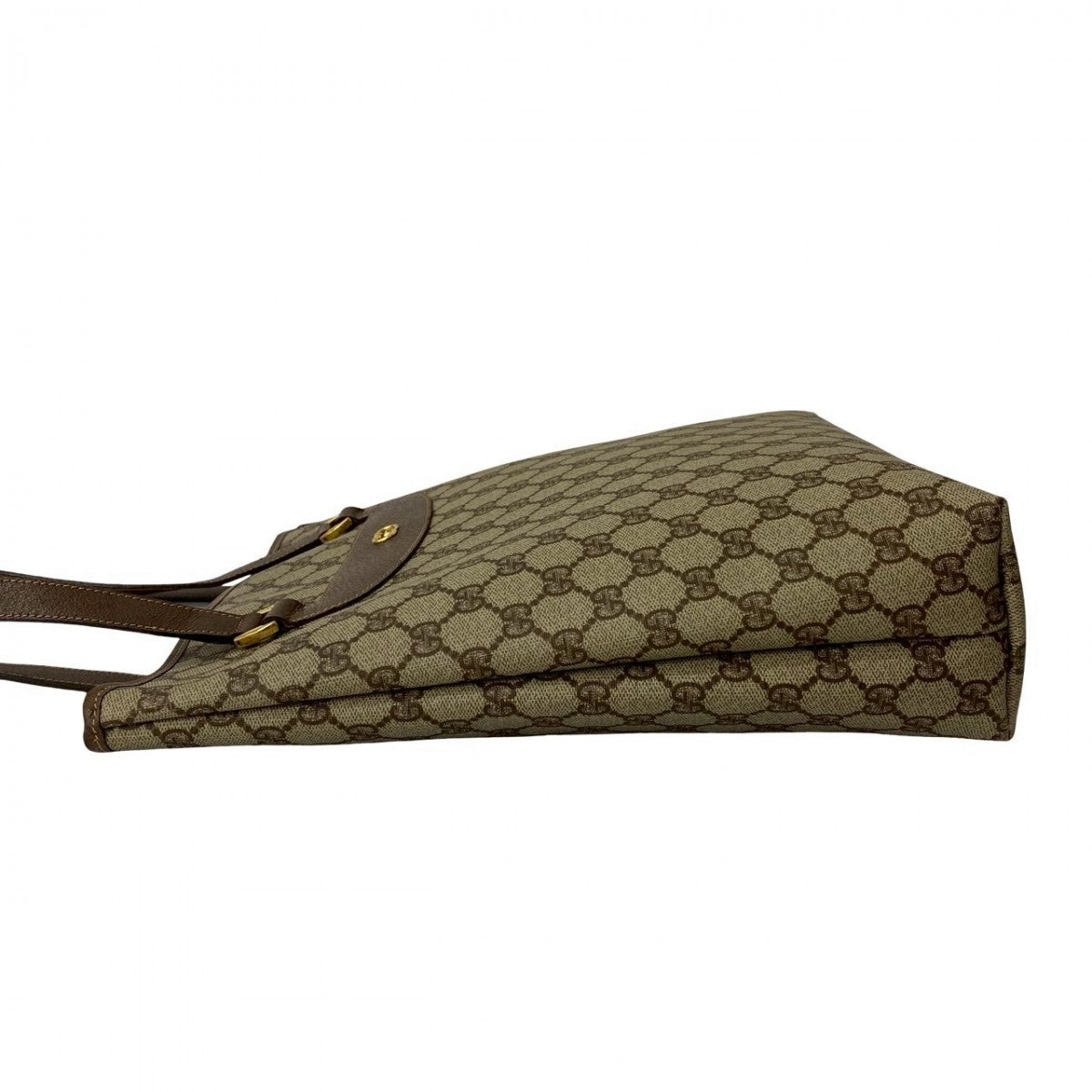 GUCCI Tote Bag leather Brown