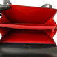CELINE Handbag leather black Circle logo Metal Women Used Authentic
