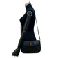GUCCI Shoulder Bag Leather, Bamboo black Turn lock Bamboo Women Used Authentic