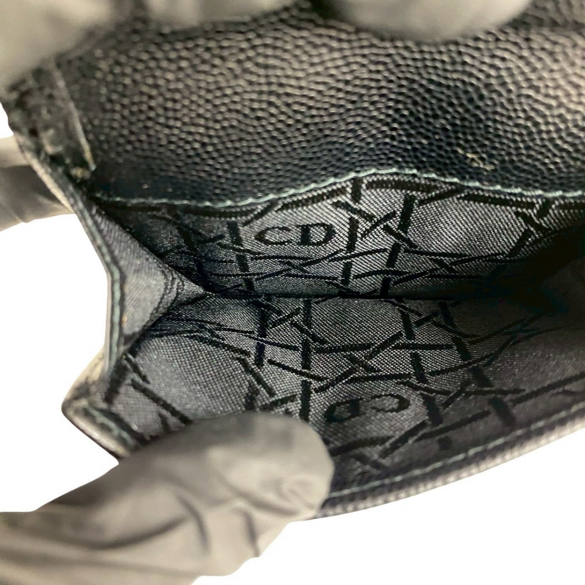 Dior Bifold Wallet leather black