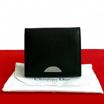 Dior Bifold Wallet leather black