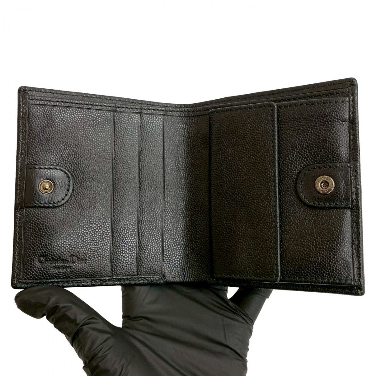 Dior Bifold Wallet leather black