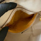 GUCCI Shoulder Bag Leather, PVC Brown GG logo Metal Women Used Authentic