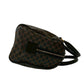 CELINE Handbag Leather, PVC black Macadam Blason Triomphe Women Used Authentic