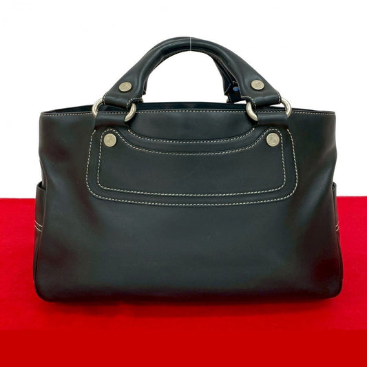 CELINE Handbag leather black Boogie back