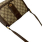 GUCCI Shoulder Bag leather Brown