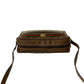 GUCCI Shoulder Bag Leather, PVC Brown GG logo Metal Sherry line Women Used Authentic