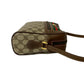 GUCCI Shoulder Bag Leather, PVC Brown GG logo Metal Sherry line Women Used Authentic