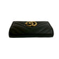 GUCCI Tri-fold wallet leather black GG Marmont Women Used Authentic