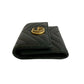 GUCCI Tri-fold wallet leather black GG Marmont Women Used Authentic