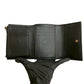 GUCCI Tri-fold wallet leather black GG Marmont Women Used Authentic
