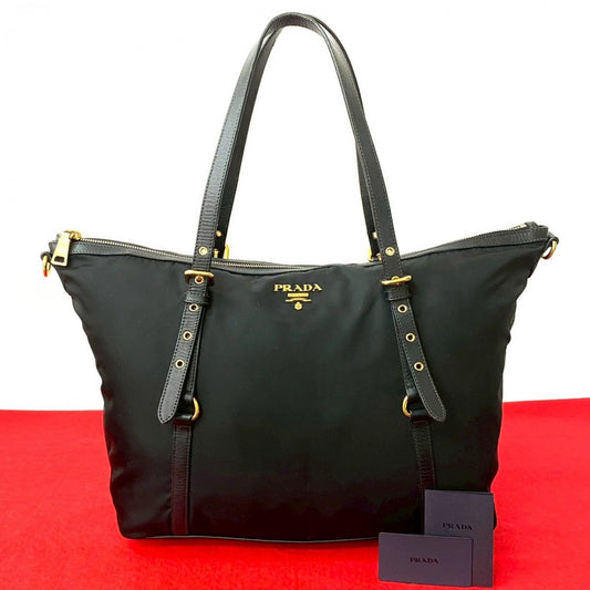 PRADA Tote Bag Nylon black