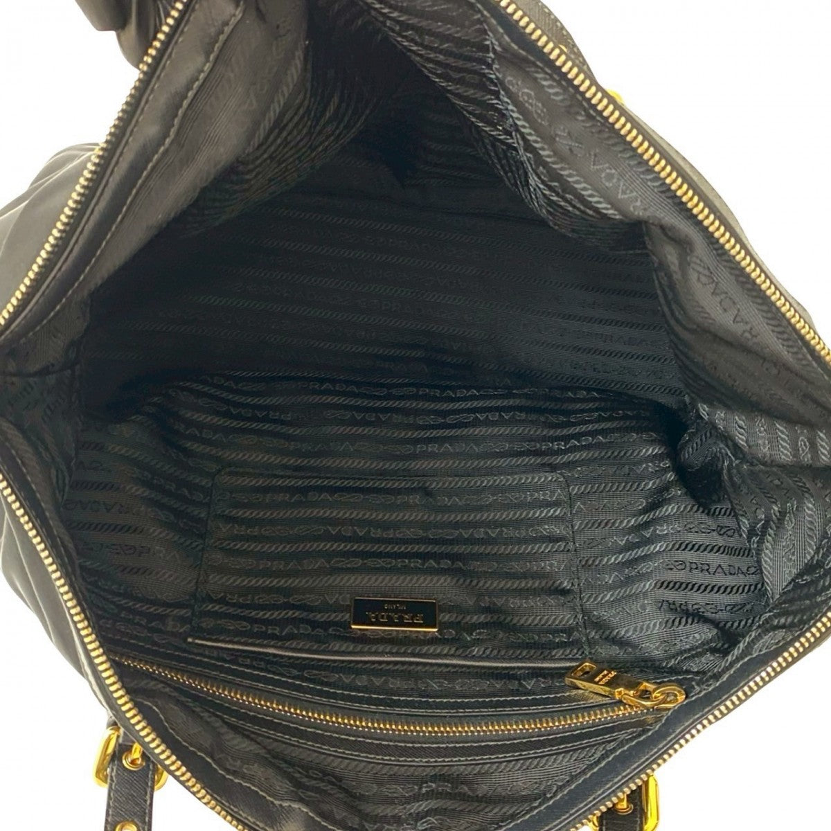 PRADA Tote Bag Nylon black