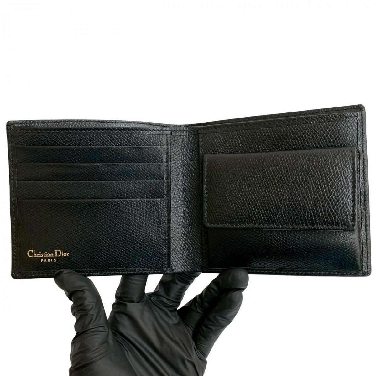 Dior Bifold Wallet leather black