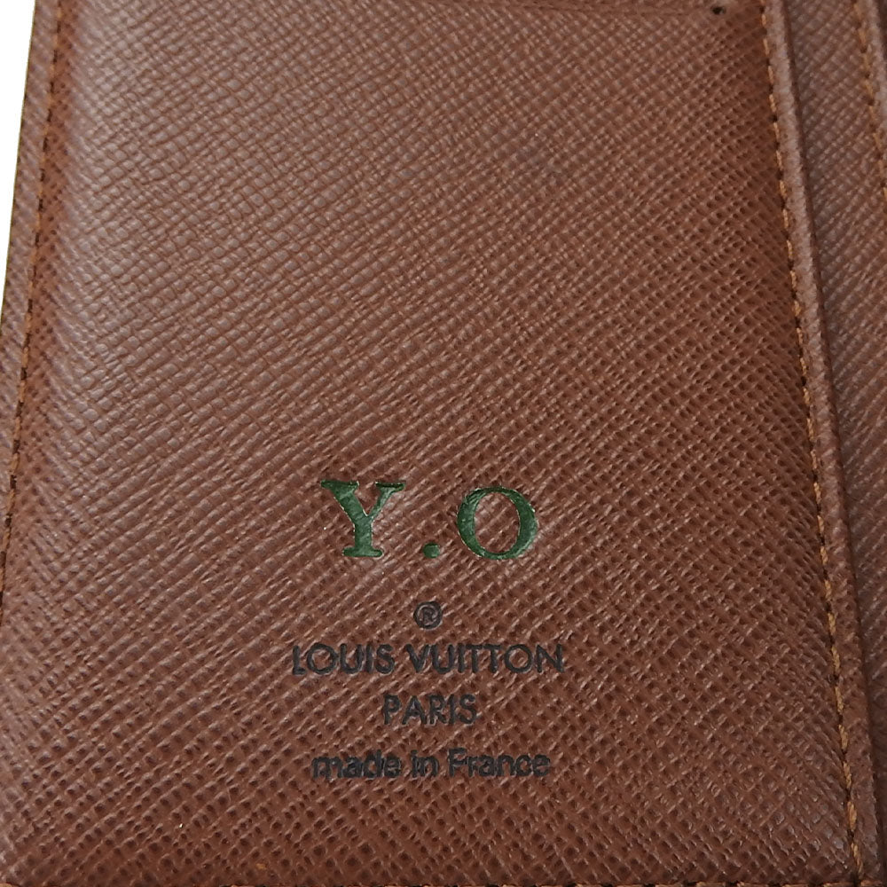 LOUIS VUITTON Bifold Wallet M61674 Monogram Brown Portefeuille Vienova Women Used Authentic