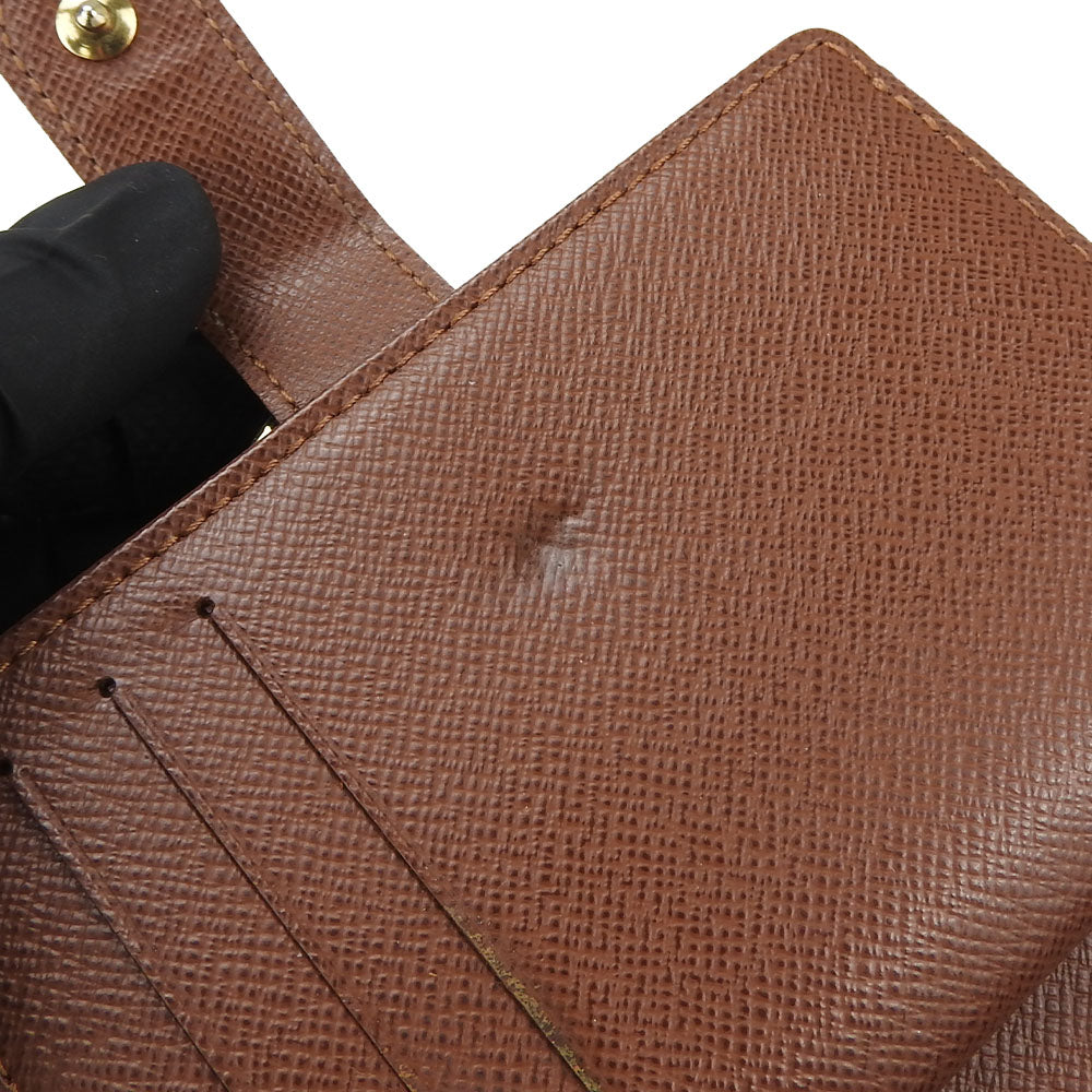 LOUIS VUITTON Bifold Wallet M61674 Monogram Brown Portefeuille Vienova Women Used Authentic