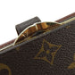 LOUIS VUITTON Bifold Wallet M61674 Monogram Brown Portefeuille Vienova Women Used Authentic