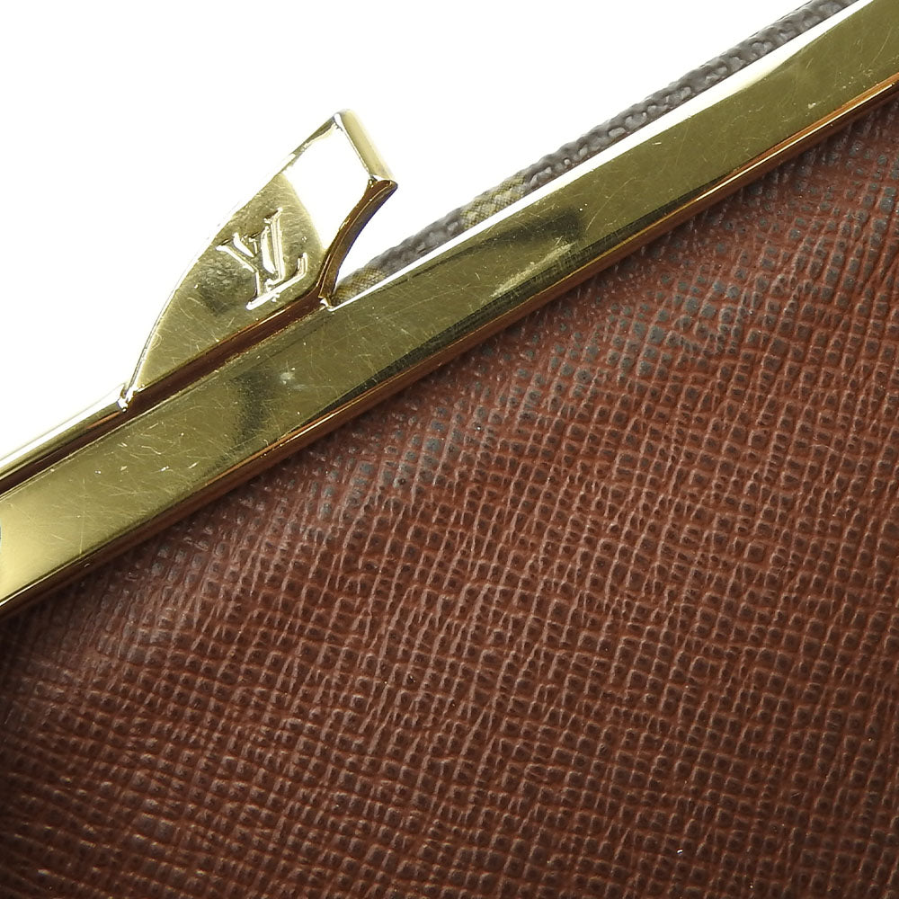 LOUIS VUITTON Bifold Wallet M61674 Monogram Brown Portefeuille Vienova Women Used Authentic