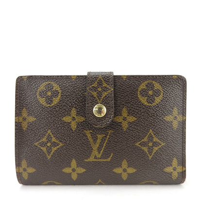 LOUIS VUITTON Bifold Wallet M61674 Monogram Brown Portefeuille Vienova Women Used Authentic